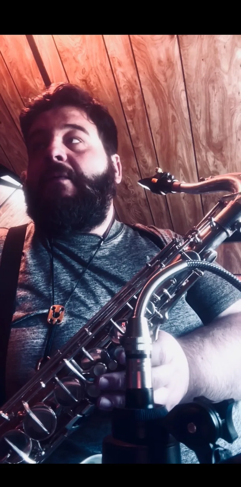 Tito Silversax with tenor saxophone